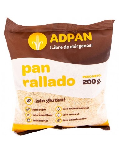 Pan rallado sin gluten 200g Adpan