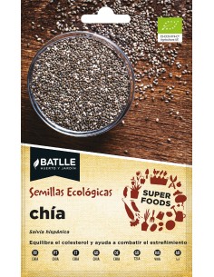 Semillas de chía super food...