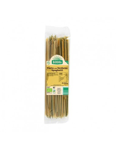 Espagueti con verduras Bio 250g Biográ