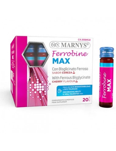 Ferrobine MAX 20 viales Marnys