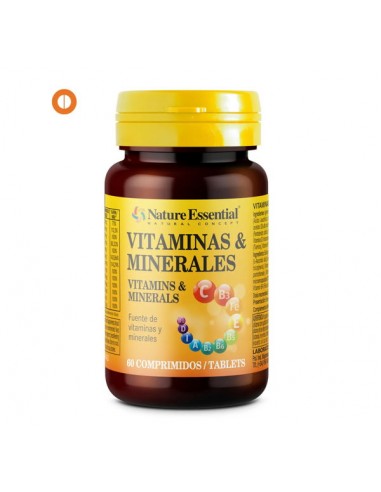Vitaminas y minerales 600mg 60comp...