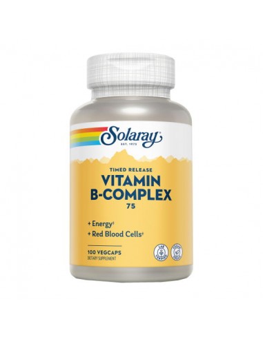 B complex 75 retard 100caps Solaray