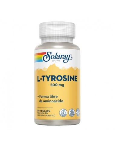 L-Tyrosina 500mg 50caps Solaray