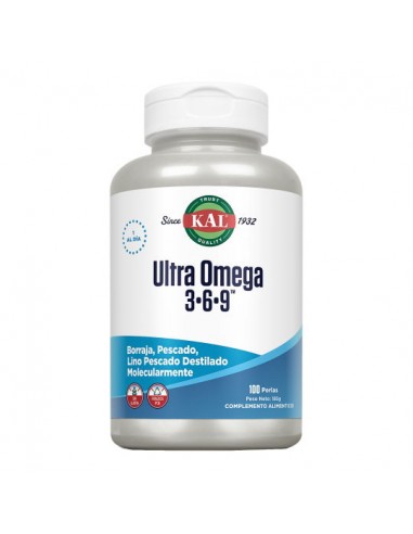 Ultra omega 3, 6 y 9 100 perlas KAL