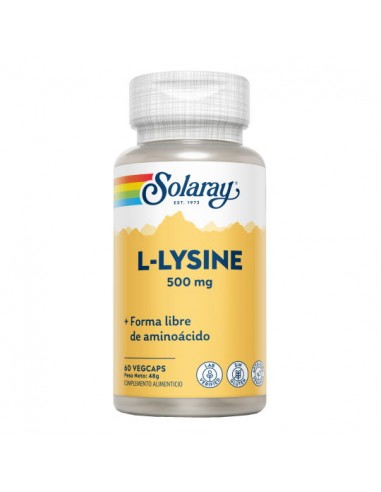 L-Lysine 500mg 60caps Solaray