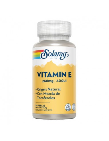 Vitamina E 400ui 50 perlas Solaray