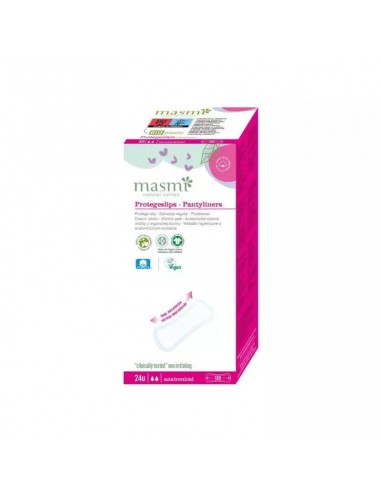 Protegeslips de algodón Bio 24ud Masmi