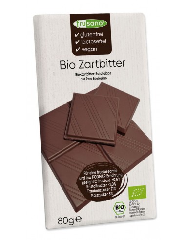 Chocolate negro Bio 80g Frusano