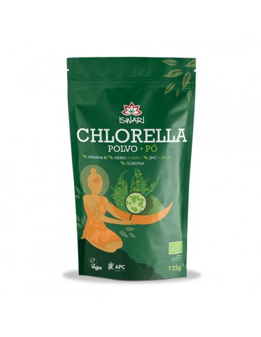 Clorela polvo Bio 125g Iswari