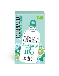 Infusión fría menta y...