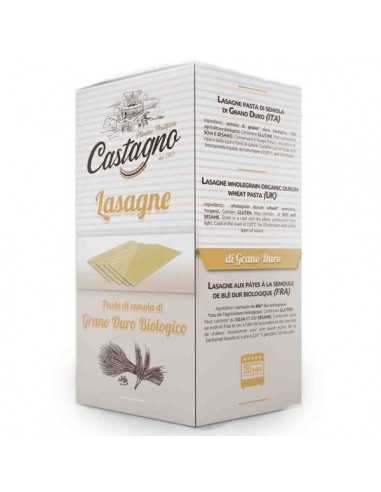 Lasaña de sémola de trigo Bio 500g...