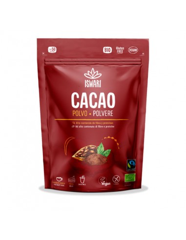 Cacao crudo en polvo Bio 125g Iswari