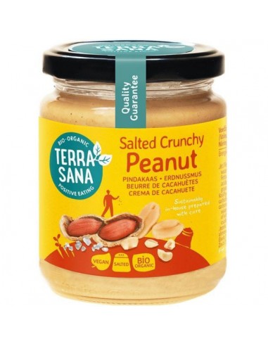 Crema de cacahuetes crunchy con sal...