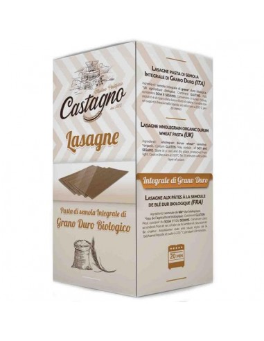 Lasaña de sémola integral Bio 500g...