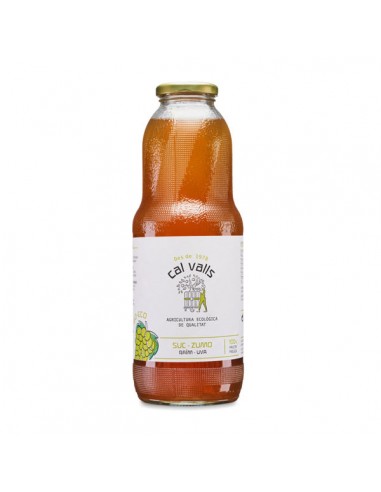 Zumo de uva blanca Bio 1l Cal Valls