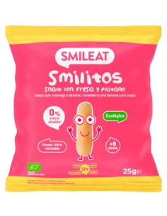 Smilitos de fresa y plátano...