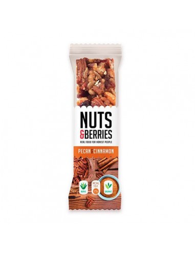 Barrita nuez pecana y canela Bio 30g...