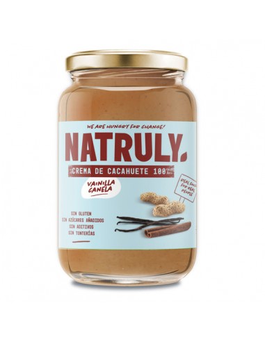 Crema de cacahuete vainilla y canela...