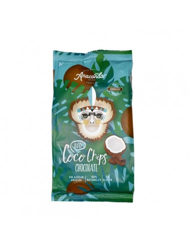 Chips de coco con cacao Bio 30g Anaconda