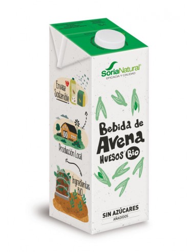 Bebida de avena huesos Bio 1l Soria...