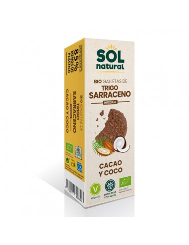 Galletas de sarraceno, cacao y coco...