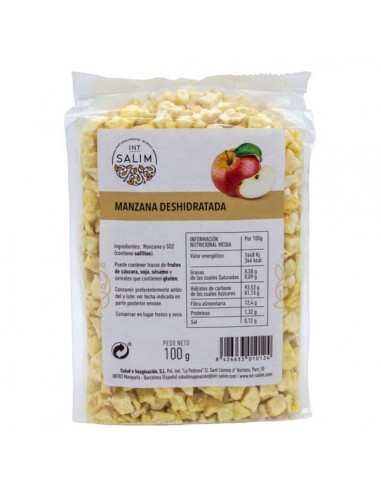 Manzana deshidratada 100g Int-Salim