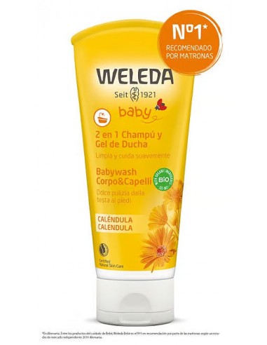 Champú gel de ducha de caléndula bebe...