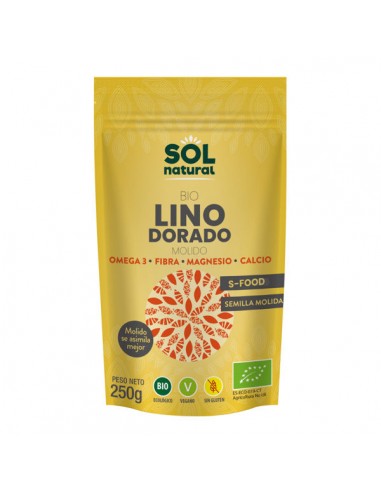 Semillas de lino dorado molidas Bio...