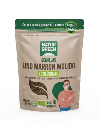 Lino marrón molido Bio 150g Naturgreen