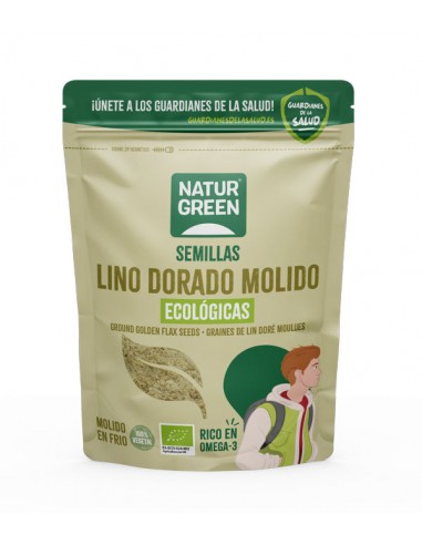Lino dorado molido Bio 150g Naturgreen