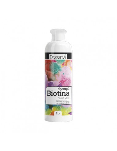 Champú biotina y aloe vera 1l Drasanvi