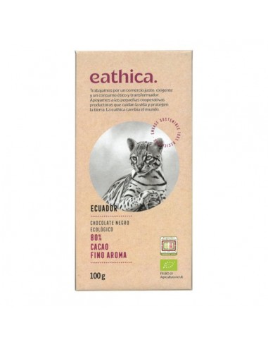 Chocolate 80% Ecuador Bio 100g Eathica