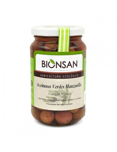 Aceitunas verdes Bio 200g Bionsan