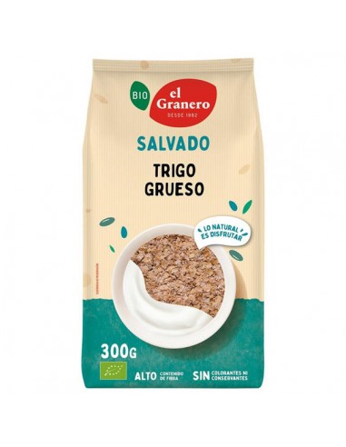 Salvado de trigo grueso 300g El Granero
