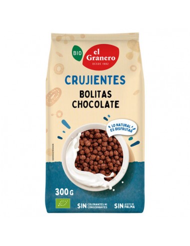Bolitas de cereales con chocolate Bio...