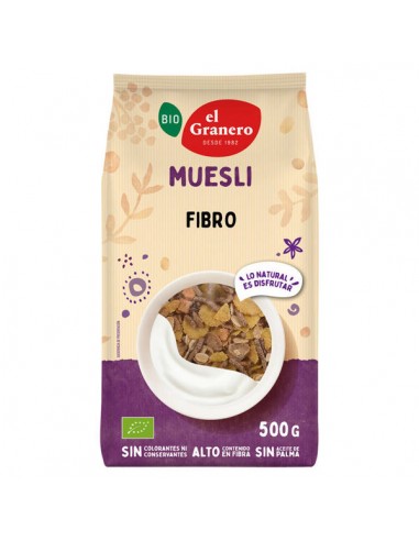 Fibro muesli Bio 500g El Granero