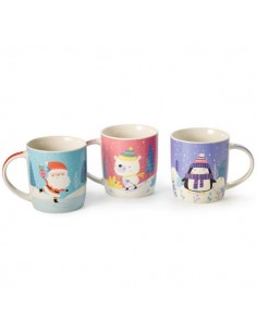 Taza xmas, porcelana 300ml...