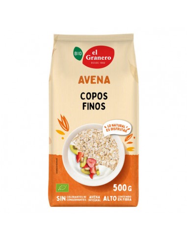 Copos de avena finos Bio 500g El Granero