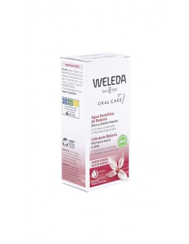Agua dentífrica de ratania 50ml Weleda