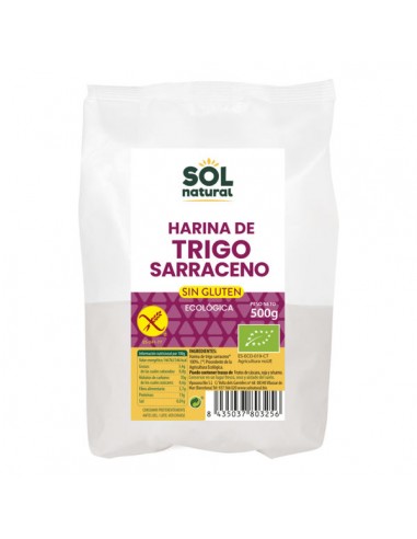 Harina de trigo sarraceno sin gluten...