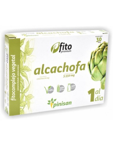 Fitopremium alcachofa 30 caps Pinisan