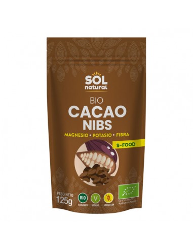 Cacao nibs Bio 125g Sol Natural