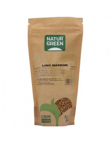 Lino marrón Bio 500g Naturgreen