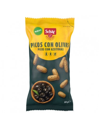 Picos con olivas 60g Schar