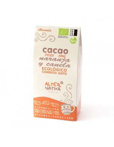 Cacao puro con naranja y canela Bio...