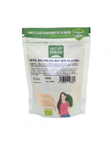 Dátil en polvo Bio 200g Naturgreen