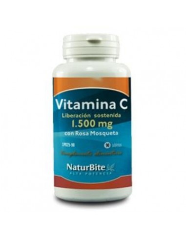 Vitamina C 1500mg con rosa mosqueta...