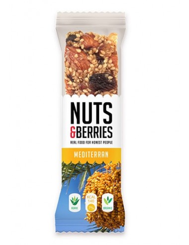 Barrita mediterran Bio 40g Nuts &...