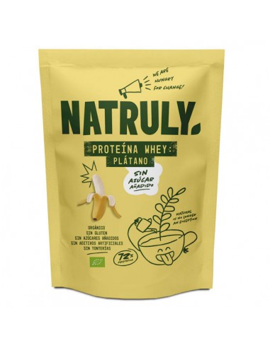 Proteina whey de plátano Bio 350g...
