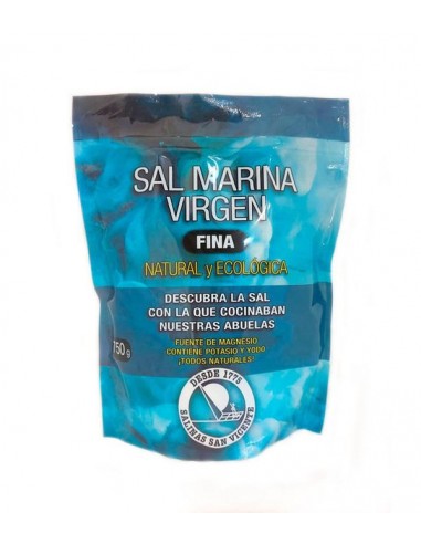 Sal marina virgen fina Bio 750g San...